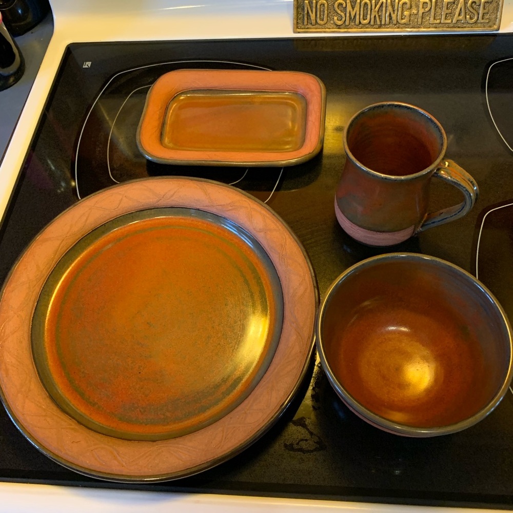 PEI Pottery by Lentz II 4 Pieces